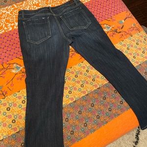 Vera Wang cropped denim